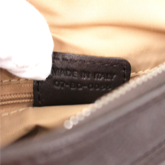 Christian Dior Street Chic Trotter Brown Leather Mini Boston Bag Canvas Monogram - Picture 8 of 8